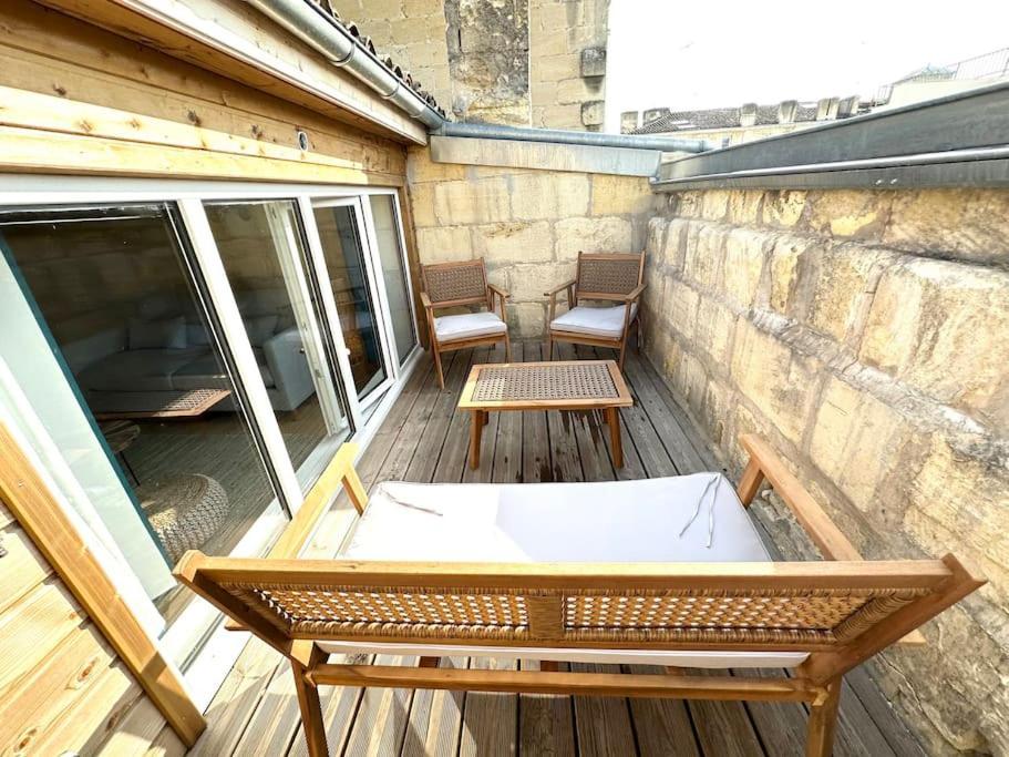 5- Hypercentre - 4Pers - Clim - Terrasse - Netflix Appartement Libourne Buitenkant foto