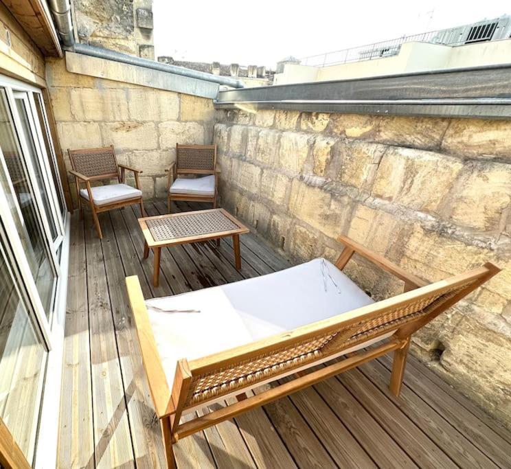 5- Hypercentre - 4Pers - Clim - Terrasse - Netflix Appartement Libourne Buitenkant foto