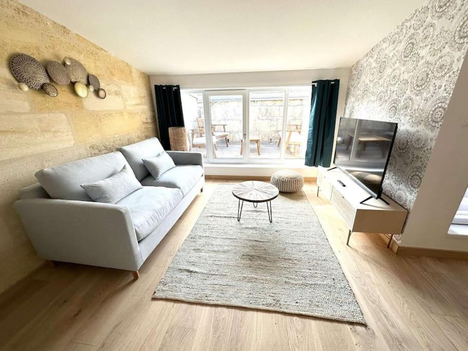 5- Hypercentre - 4Pers - Clim - Terrasse - Netflix Appartement Libourne Buitenkant foto
